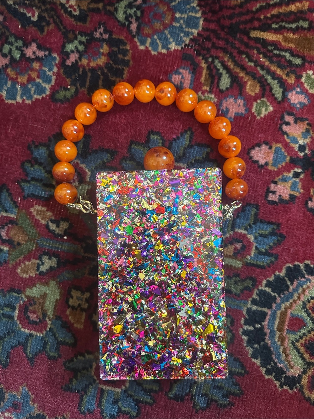 Lele sadoughi sparkle bag